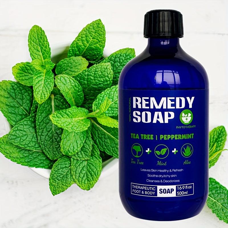 Organic Tea Tree Body Wash Soothes Itchy Skin, Nourishes & Heals