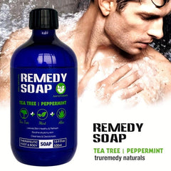 Organic Tea Tree Body Wash Soothes Itchy Skin, Nourishes & Heals