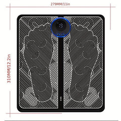 Foot Massager Mat 19 Intensities 8 Massage Modes USB Charging Gift