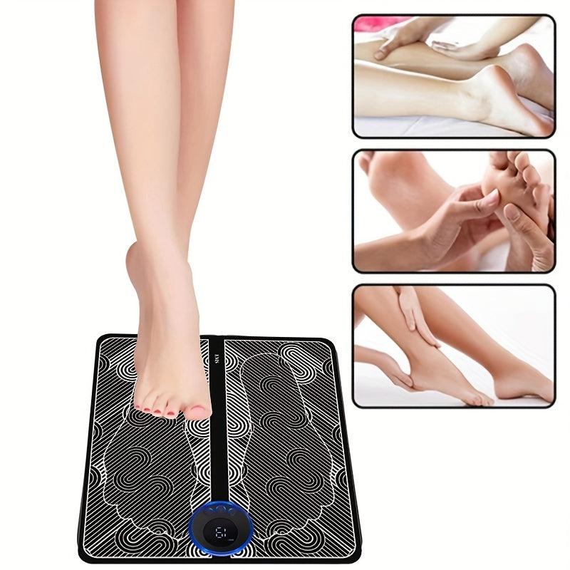 Foot Massager Mat 19 Intensities 8 Massage Modes USB Charging Gift