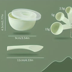 DIY Face Mask Mixing Bowl Set with Spatula and Gauges