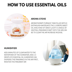 Rose Lavender Mint Essential Oil for Skin and Massage