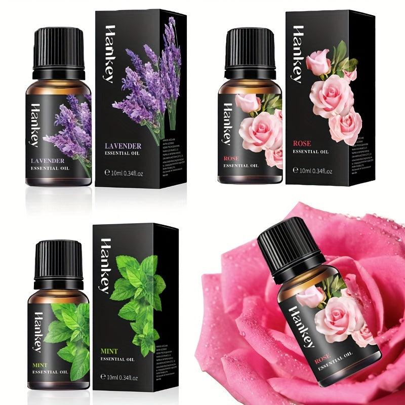 Rose Lavender Mint Essential Oil for Skin and Massage