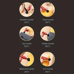 Mini Massage Gun 6 Speed Levels Muscle Relaxation FCC CE