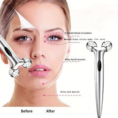 3D Roller Massager Facial Beauty Device Dark Circle Eye Bags