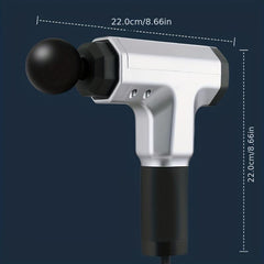 Mini Massage Gun 4 Heads Rechargeable Cordless Handheld Deep Tissue Percussion