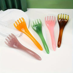 Head Massage Comb Wide Tooth Comb Resin Nose Scraper Neck Comb