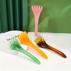 Head Massage Comb Wide Tooth Comb Resin Nose Scraper Neck Comb