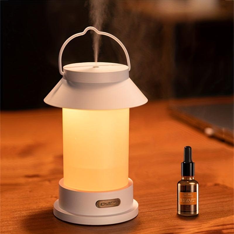 Vintage Lantern Facial Moisturizing Device With Light