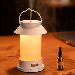 Vintage Lantern Facial Moisturizing Device With Light