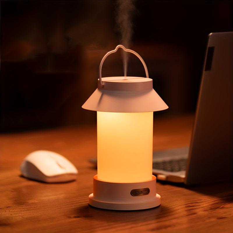 Vintage Lantern Facial Moisturizing Device With Light