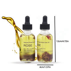 Natural Essential Oil with Dropper 60ml for Skin and Hair Care