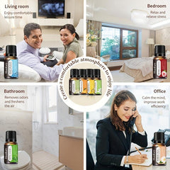 Organic Essential Oils Aromatherapy For Diffusers Humidifiers Massage