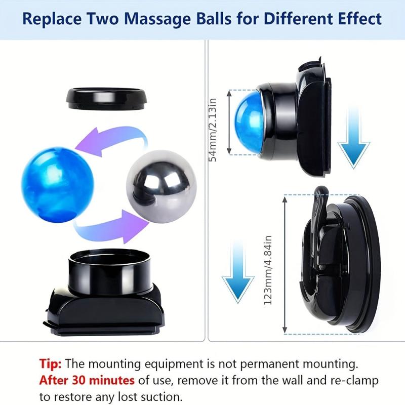 Mountable Massage Ball for Muscle Relaxation