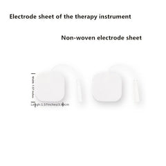 4 Latex Electrodes w/ Self Adhesive Pads for Muscle Stimulator