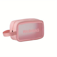 Large Capacity Matte Toiletry Bag w/ Handle