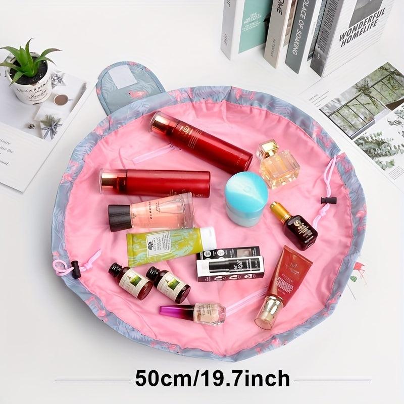 Stylish Drawstring Toiletry Bag for Cosmetics & Makeup