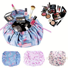 Stylish Drawstring Toiletry Bag for Cosmetics & Makeup