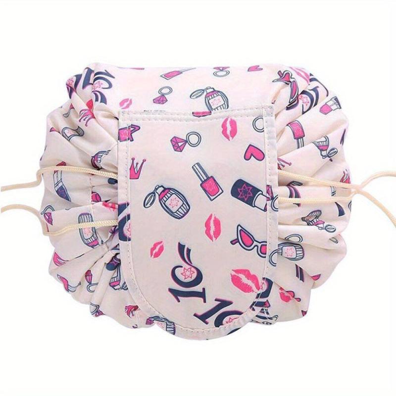 Stylish Drawstring Toiletry Bag for Cosmetics & Makeup