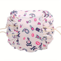 Stylish Drawstring Toiletry Bag for Cosmetics & Makeup