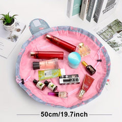 Stylish Drawstring Toiletry Bag for Cosmetics & Makeup