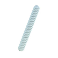 Portable Toothbrush Box Plastic Stripes Travel Wash Toothbrush Cover