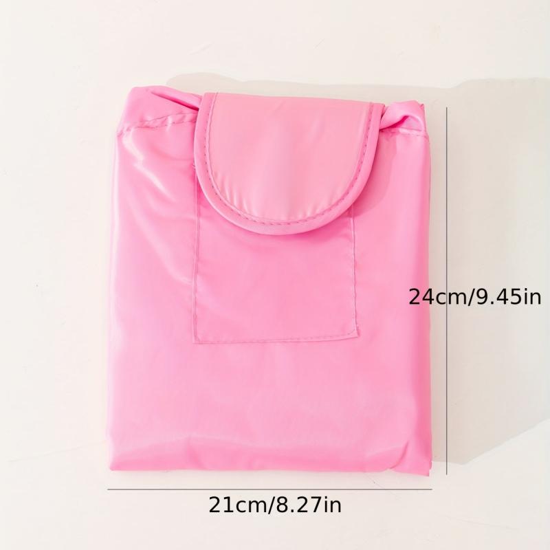 Large Capacity Drawstring Makeup Organizer Lay Flat Makeup Bag