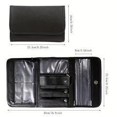 Foldable Jewelry Storage Bag Travel Roomy Earrings Ring Organizer