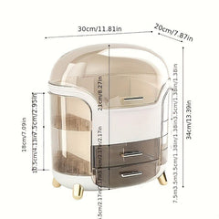 Large Capacity Makeup Organizer with Drawers