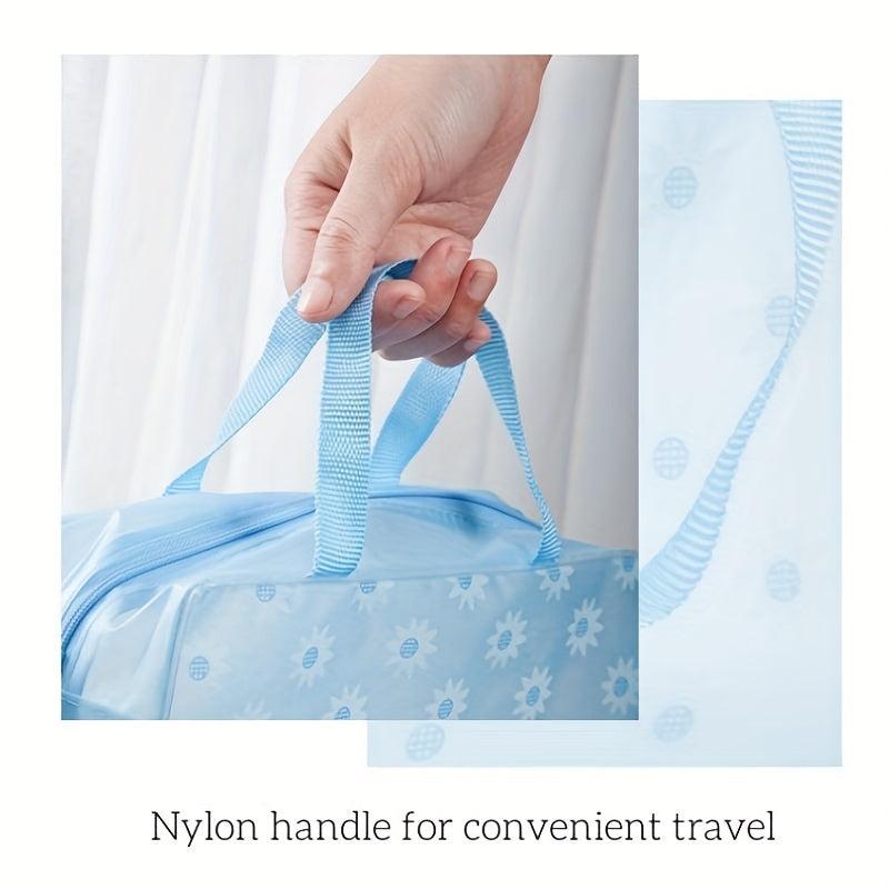 Waterproof Cosmetic Zipper Bag Lightweight Storage Bag Makeup Bag