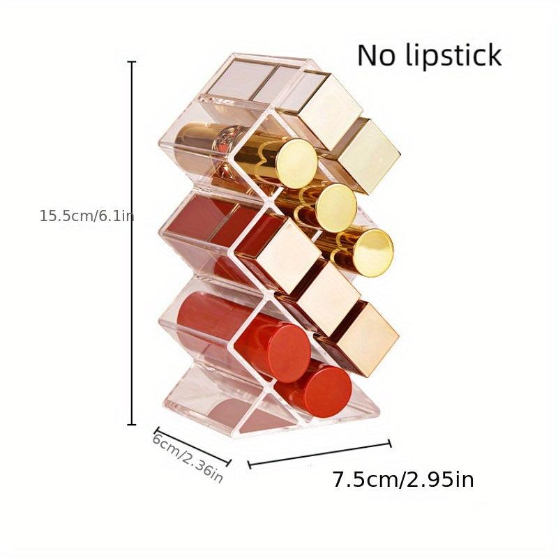 Fish Shape Lipstick Holder Organizer Clear 10 G