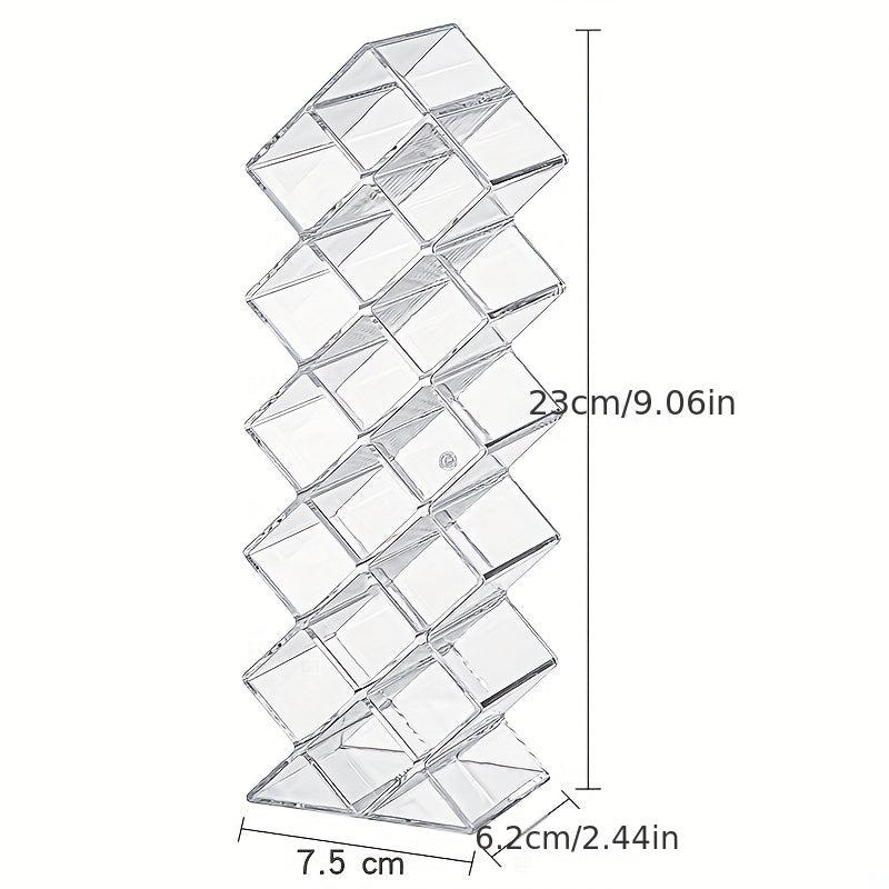 Fish Shape Lipstick Holder Organizer Clear 10 G