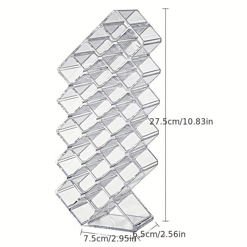 Fish Shape Lipstick Holder Organizer Clear 10 G