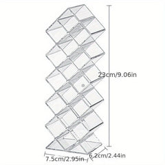 Fish Shape Lipstick Holder Organizer Clear 10 G