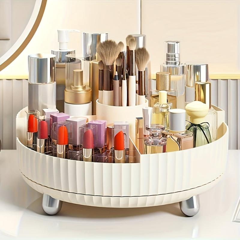 360u00b0 Rotating Makeup & Perfume Organizer for Bathroom & Dresser