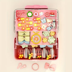 Dustproof Bow Makeup Organizer with Handles