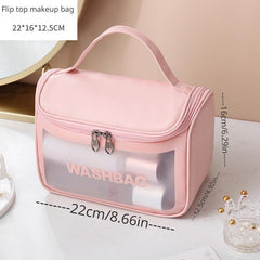 Waterproof Toiletry Bag for Women - Travel Makeup Organizer
