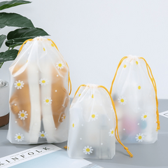 5Pcs Travel Waterproof Cosmetic Bag Drawstring Toiletry Kit Pouch