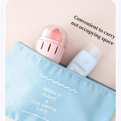Makeup Sponge Storage Box Travel-Friendly Breathable Dustproof Transparent