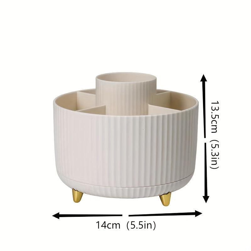 360 Rotating Makeup Brush Holder Organizer