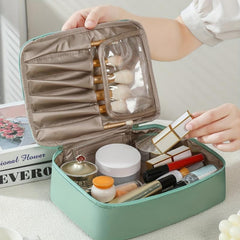 Travel Makeup Bag with Handle Large Capacity Organizer