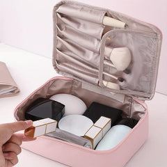 Travel Makeup Bag with Handle Large Capacity Organizer