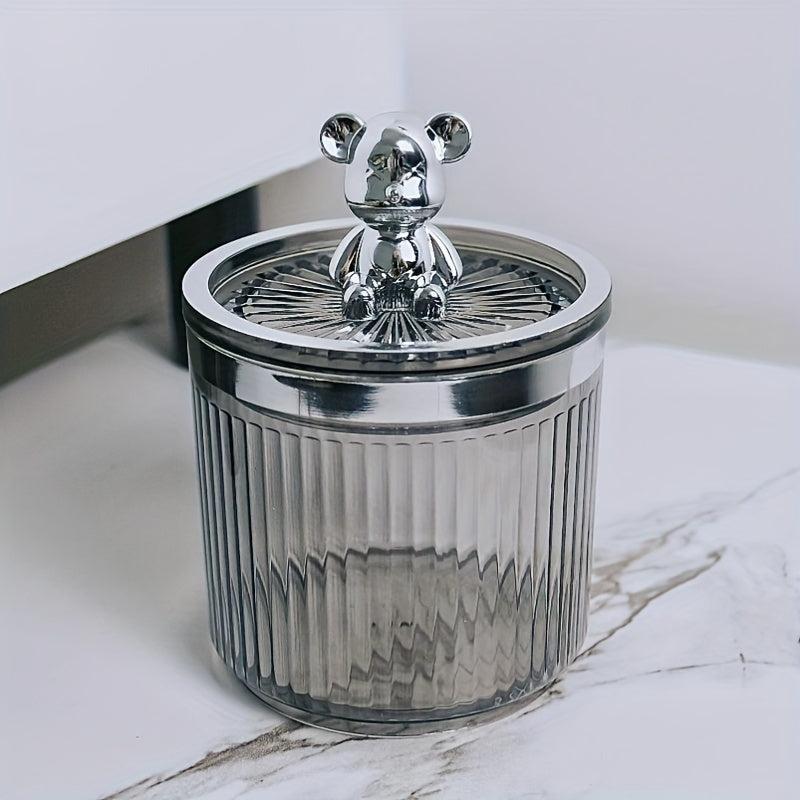 Cute Bear Cotton Pad Holder for Storage