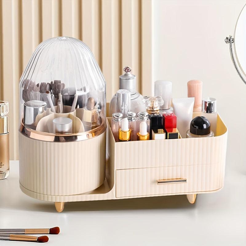 360 Rotating Makeup Organizer Skincare Storage