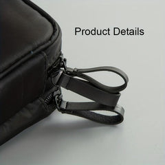 Waterproof Nylon Makeup Bag Double Zipper Double Layer Travel Bag