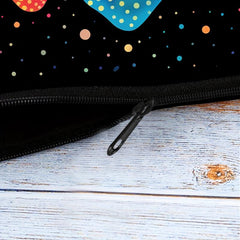Boho Mushroom Decor Makeup Bag Zipper Pouch Travel Toiletry