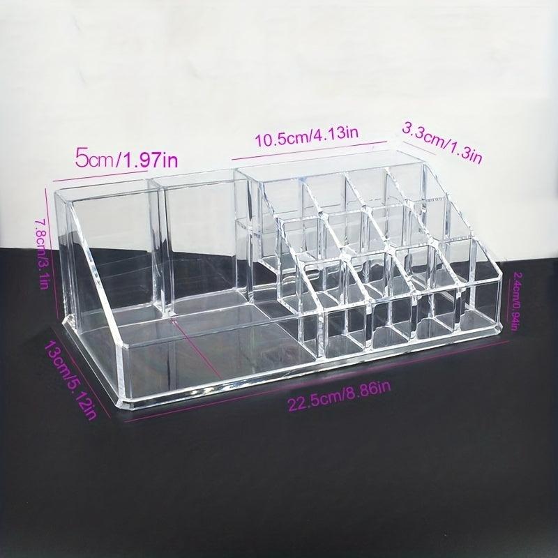 Clear Makeup Organizer Skin Care Cosmetic Display Case With Drawers
