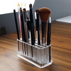 Clear Space Acrylic Makeup and Nail Art Tool Organizer for Beauty Kit Tools