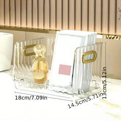 Stackable Desktop Storage Box Acrylic Makeup Organizer Perfume Display Rack
