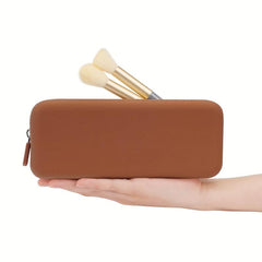 Travel Makeup Brush Holder Silicone Makeup Bag BPA-Free